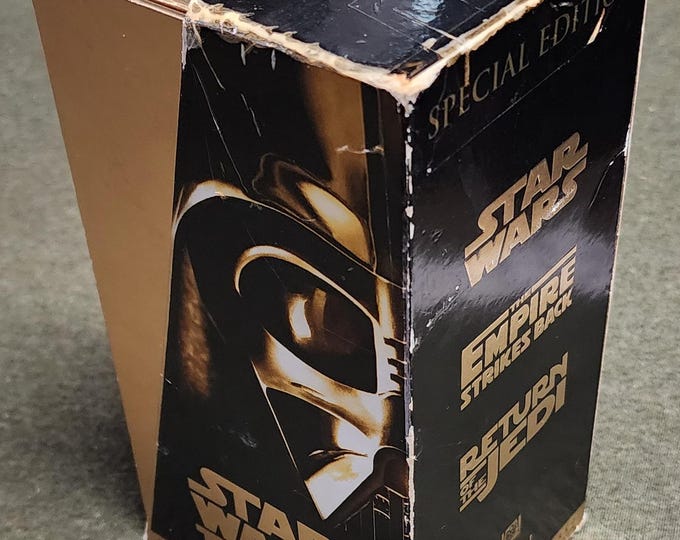 VHS Star Wars Trilogy Special Edition 1997 Missing Return Of The Jedi