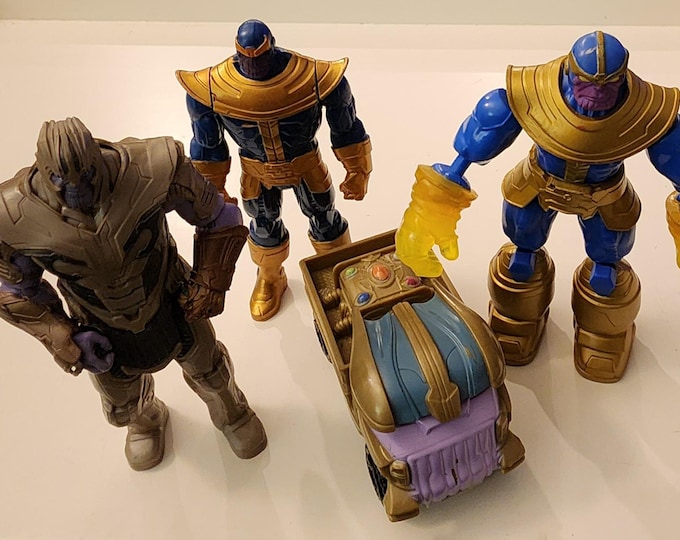 Marvel Avengers Thanos Figure Bundle Lot of 4