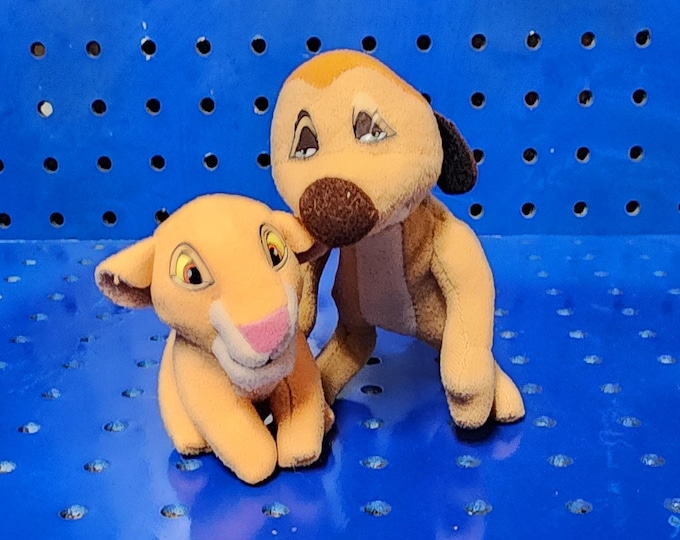 Disney The Lion King Stuffed Animal Bundle Kiara and Timon