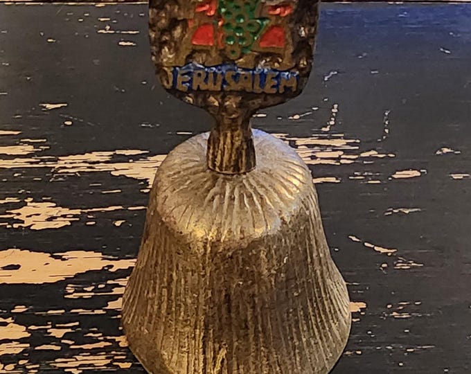 Vintage Brass Bell Jerusalem