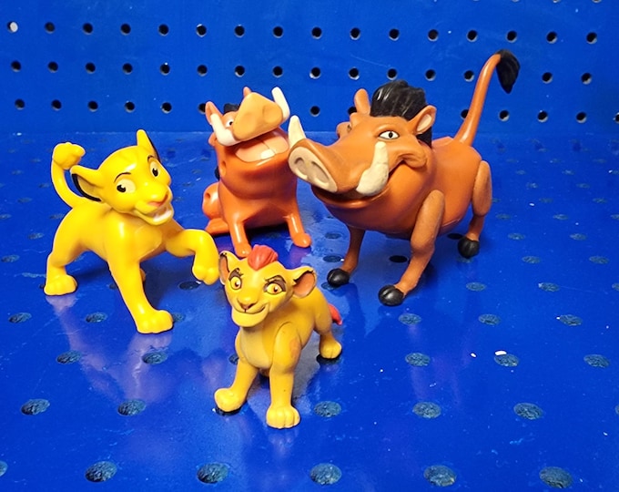 Disney The Lion King Figure Bundle Lot of 4 Pumba, Simba and Kion