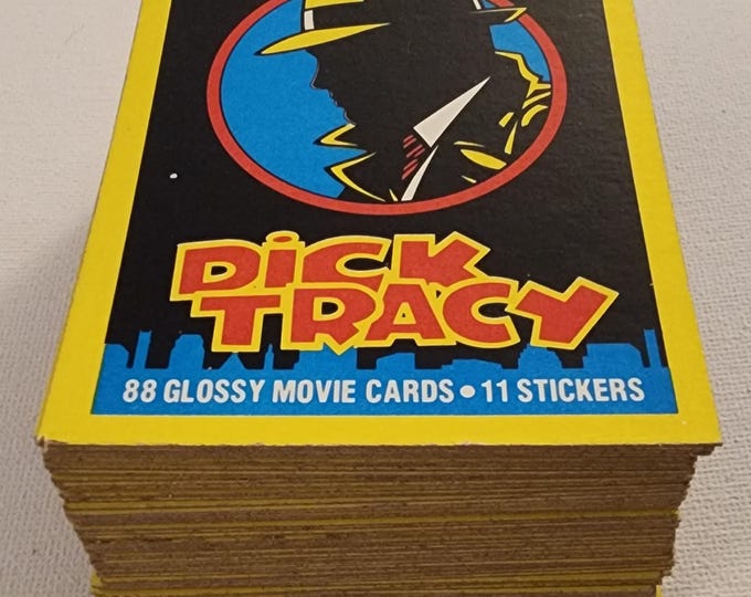 Topps Dick Tracy Card Bundle 87 Cards12 Included