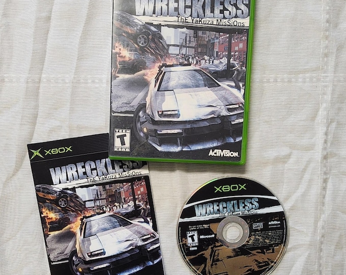 XBOX Video Game Wreckless The Yakuza Missions