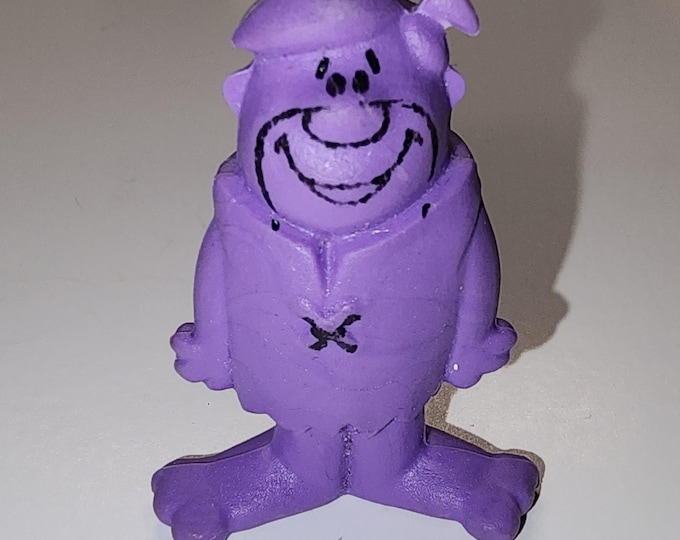 Vintage 1987 Post Fruity Pebbles Mini PVC Barney Rubble Figure