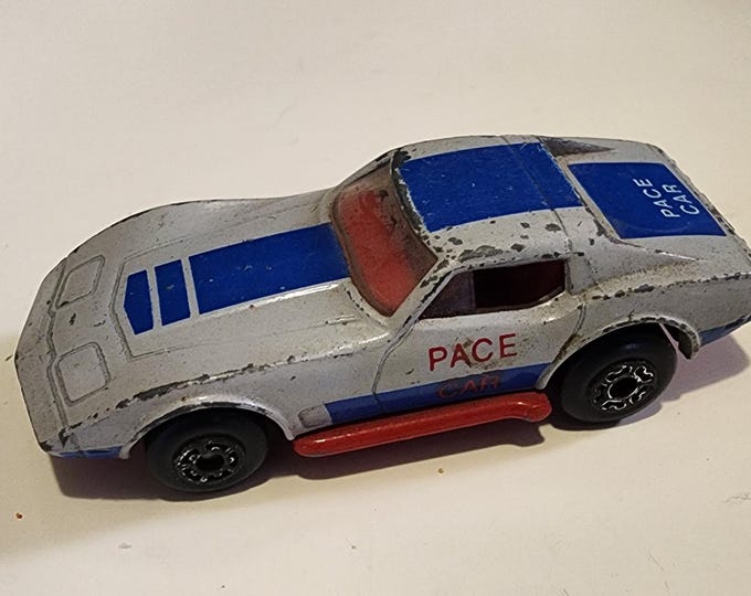 1979 Matchbox Superfast Chevy Corvette Pace Car 1:64 Scale Diecast