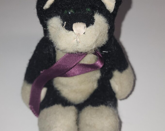 Vintage Boyds Bears The Archive Collection Plush Tuxedo Cat Shelly