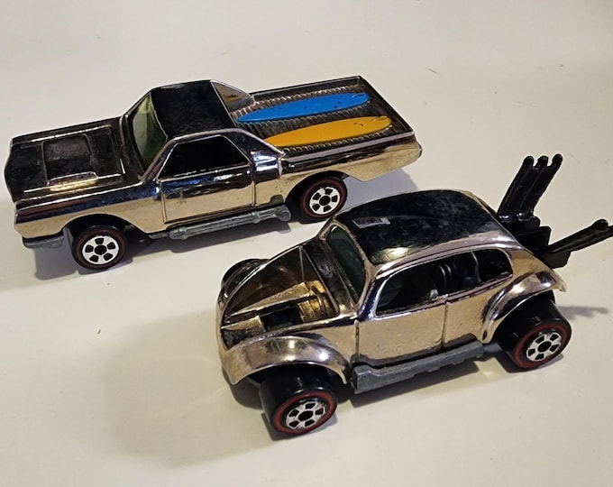 Johnny Lightning Commemorative Limited Edition Topper Mirror El Camino & VW Bug