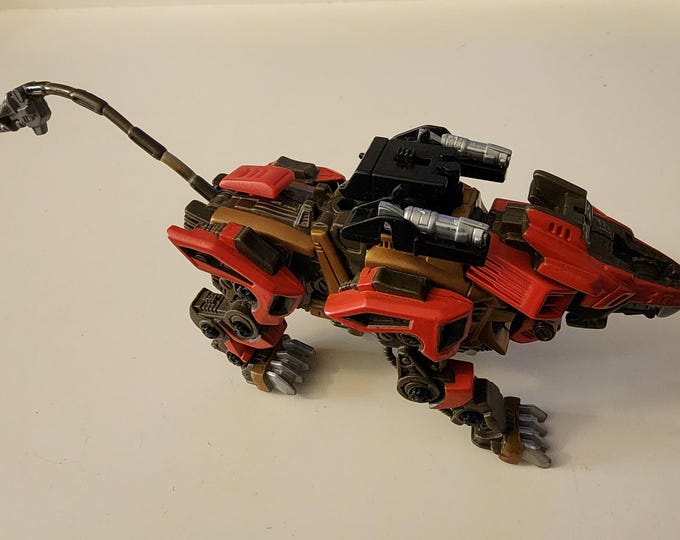 Zoids EZ-054 Liger Zero X Action Figure Tomy 2002 Incomplete