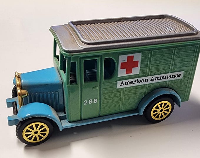 Vintage Readers Digest American Die Cast Ambulance