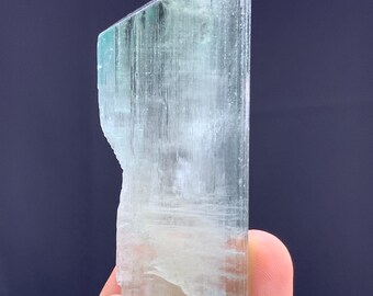 Transparent Hiddenite Kunzite, Green kunzite from Afghanistan - 26 Gram