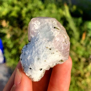 Morganite With Green Tourmaline