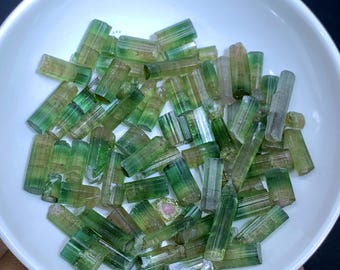 Bicolor Tourmaline Crystals From Afghanistan - 50 Gram