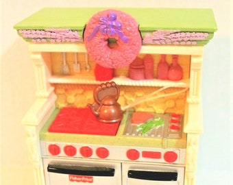 Fisher Mattel Loving Family Dollhouse Kitchen Stove With Sounds 2008 for sale online 