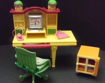 Fisher Loving Family Dollhouse Furniture Work at Home Office for sale online 