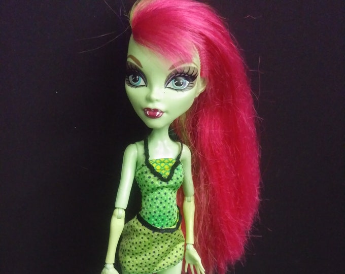 Monster High Venus Mcflytrap Replacement Doll Repaint Makeover - Etsy