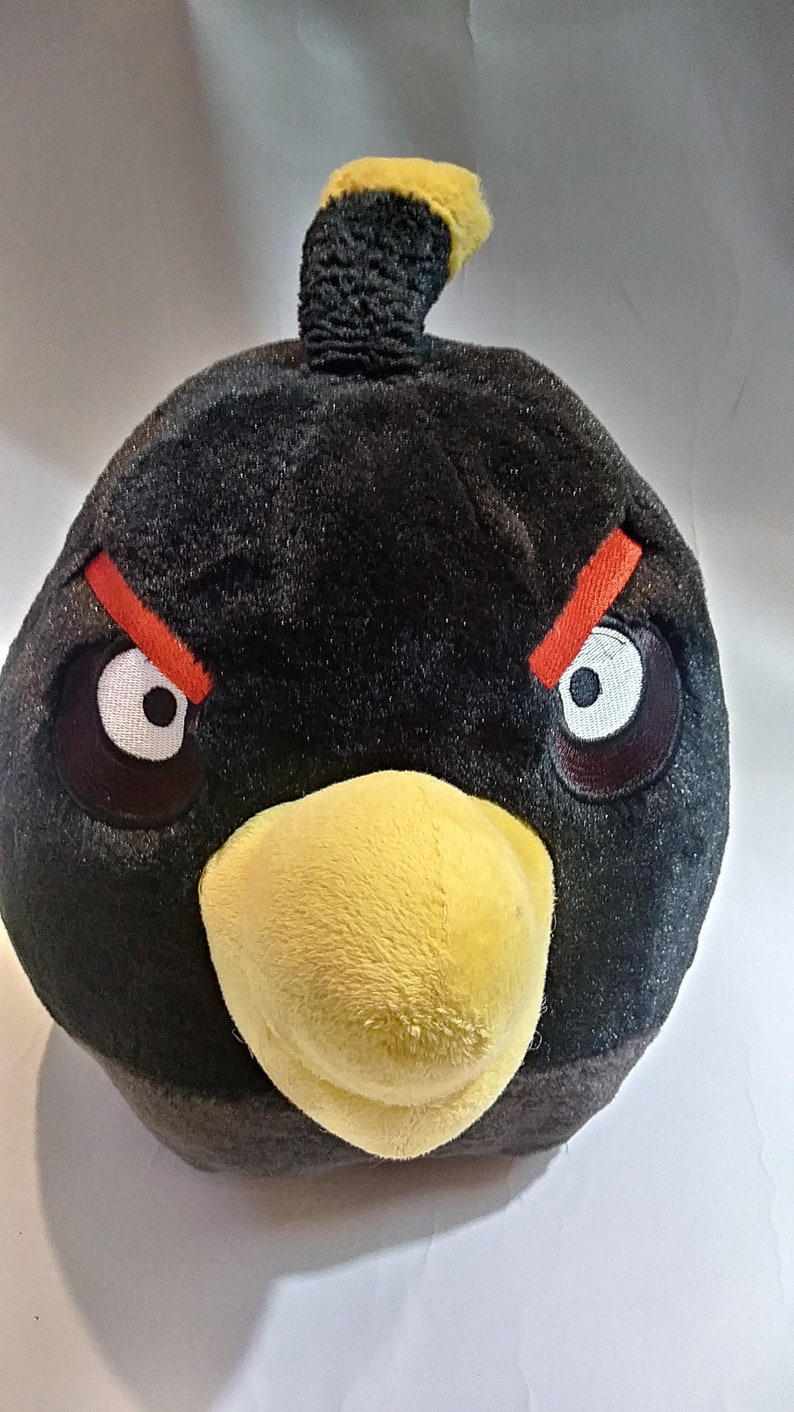 Angry Birds Bomb Huge Black 15 Plush - Etsy