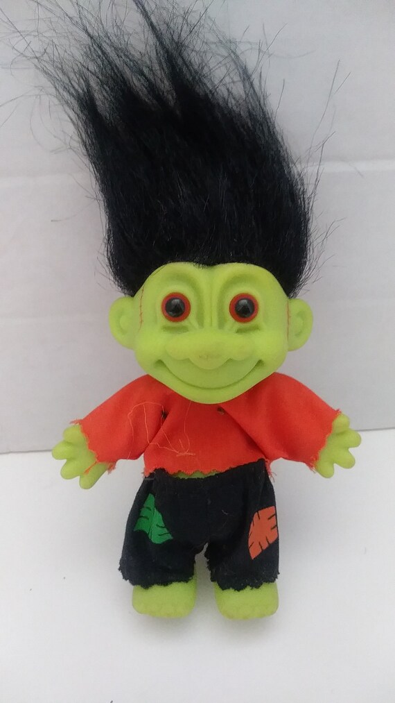 black troll doll