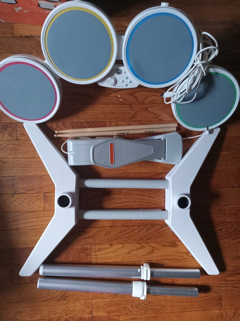 Nintendo Wii Drum Set Set Nintendo Tested Etsy