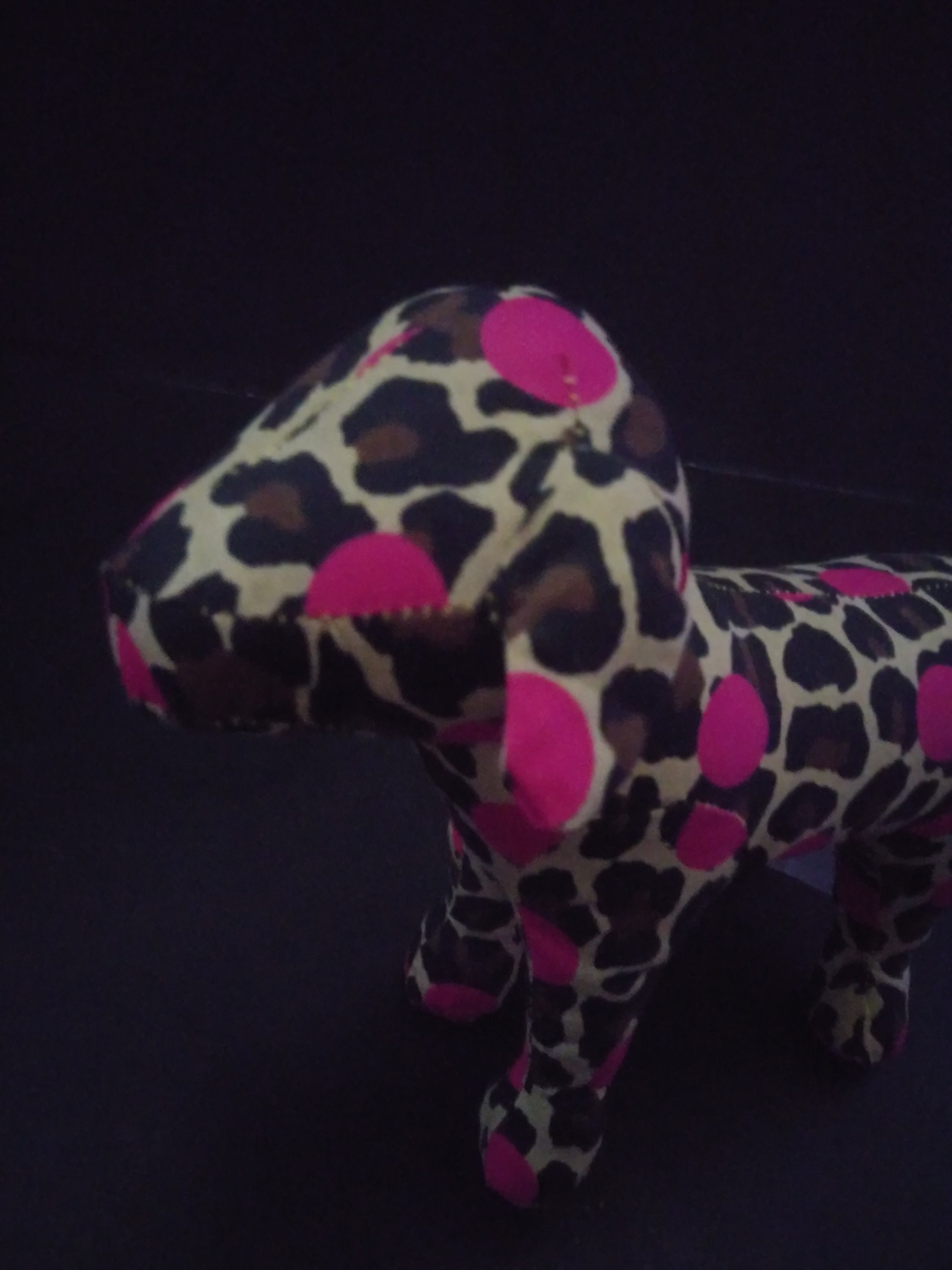 Victoria's Secret Love Pink Dog Plush 8" University 86 Beanbag Stuffed Animal