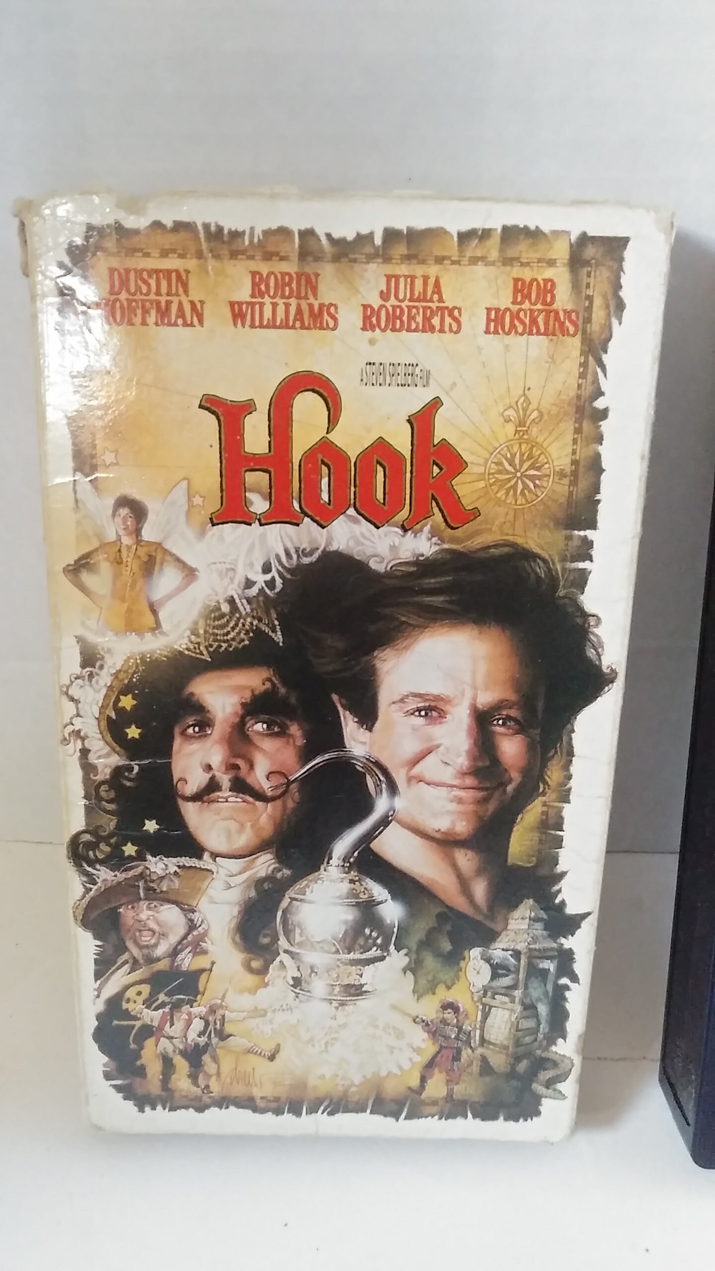 Hook VHS 1992 Columbia Tristar Peter Pan Dustin Hoffman Etsy