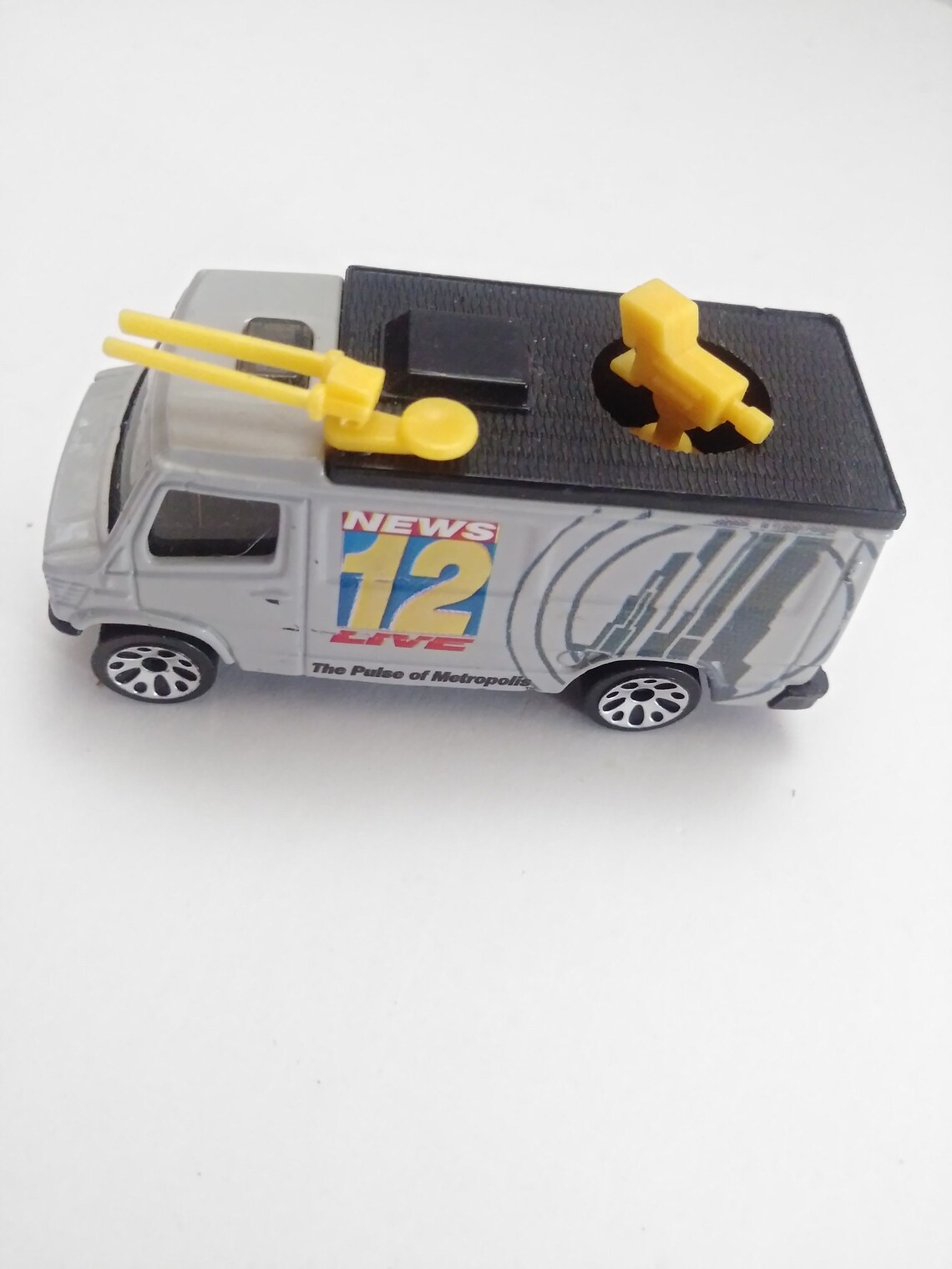 Matchbox 1989 TV News Truck 12 News Live Loose Truck Etsy