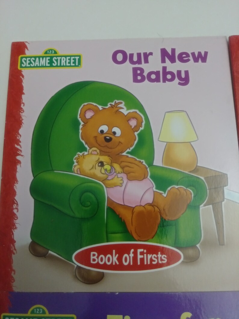 123 Sesame Street Book of Firsts Lot of 6 Children Books Etsy
