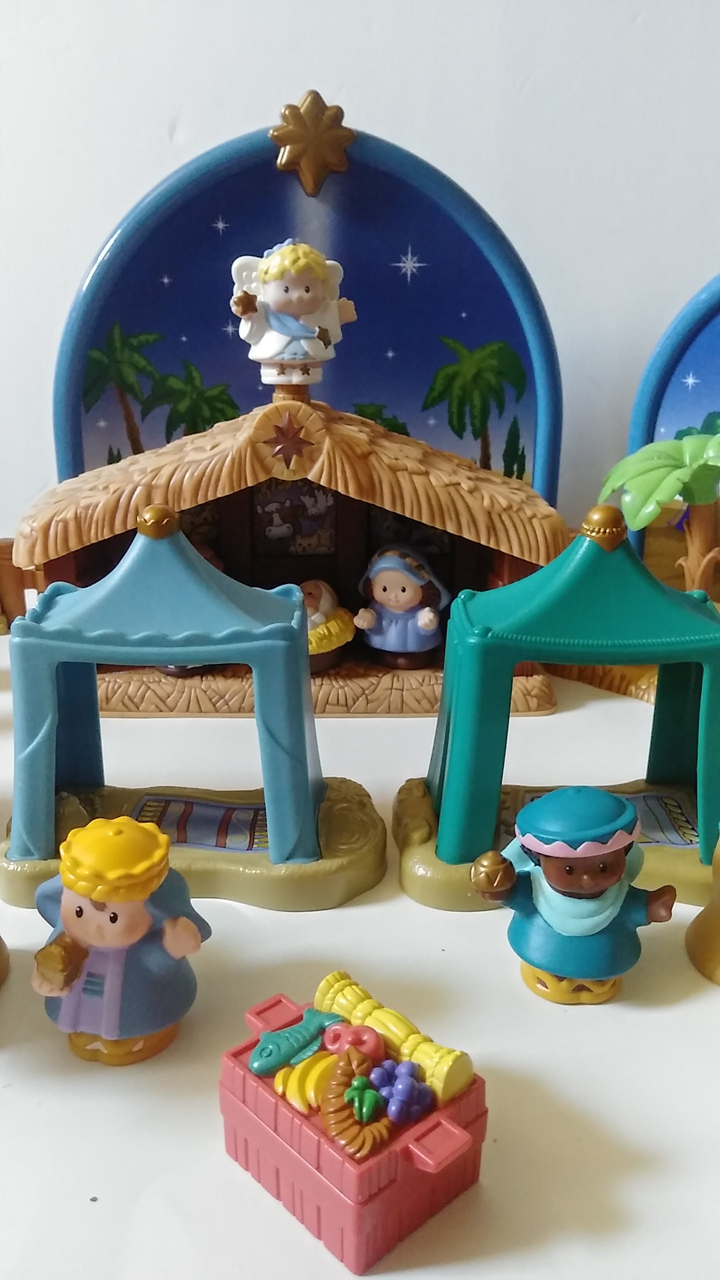 Fisher Price Little People Christmas Deluxe Nativity Set The Etsy