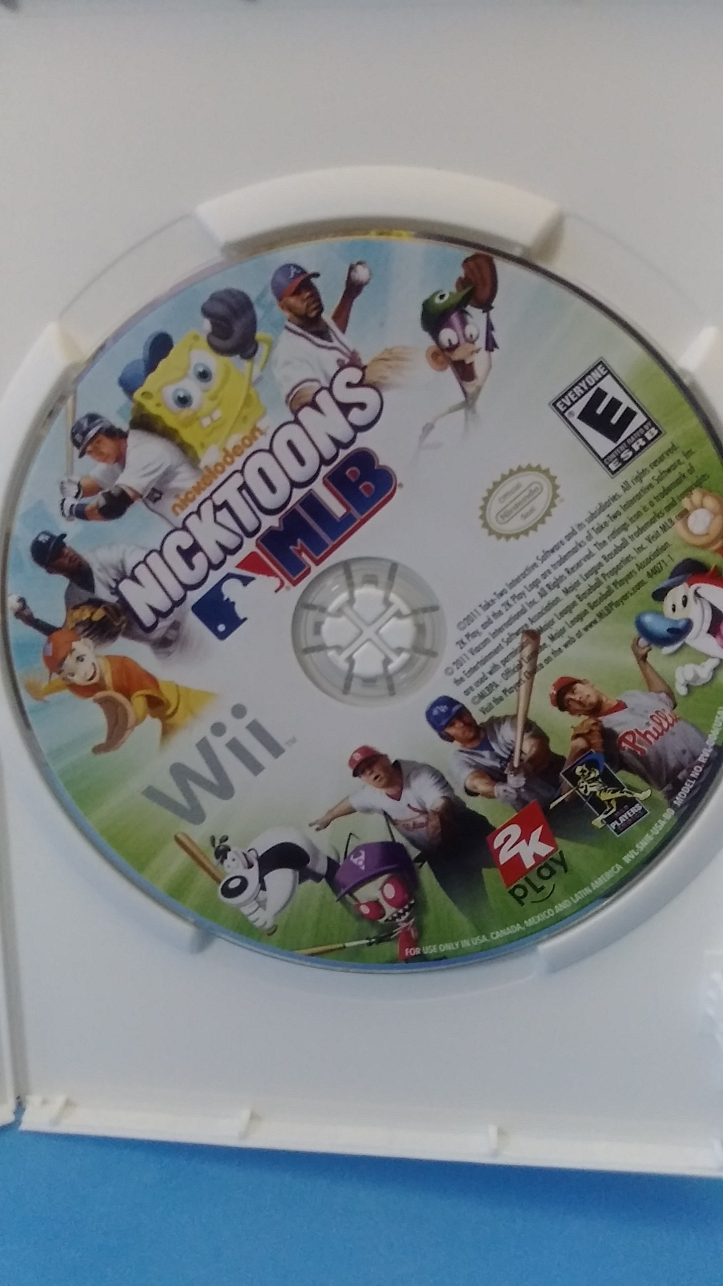 Nickelodeon Nicktoons MLB Nintendo WII Game Etsy