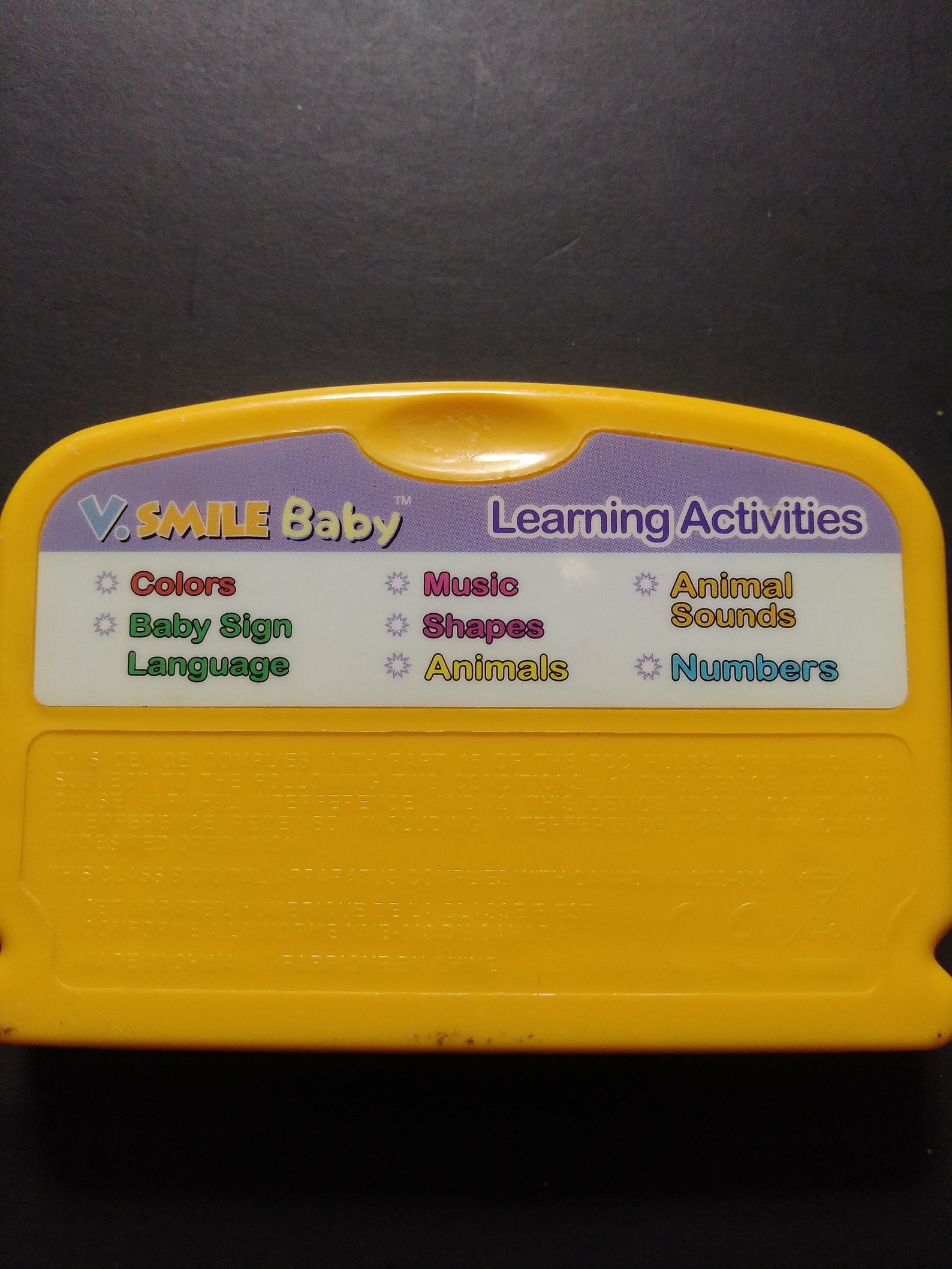 Vtech V Smile Baby Learning Cartridge Learn and Discover Home Etsy
