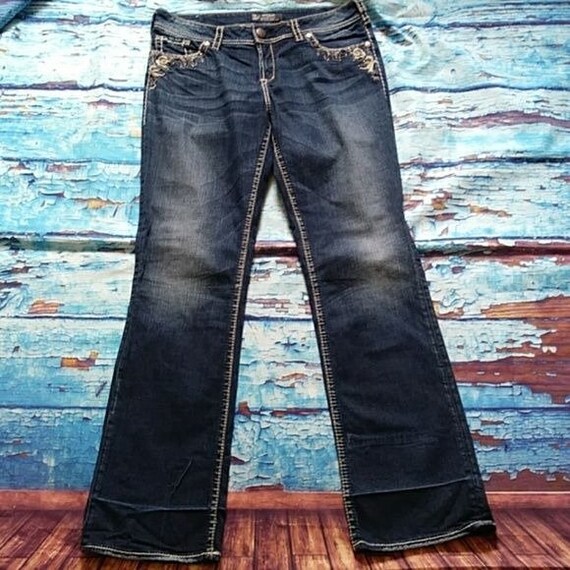 Silver Suki Flap 17 Jeans 32/33 - Etsy