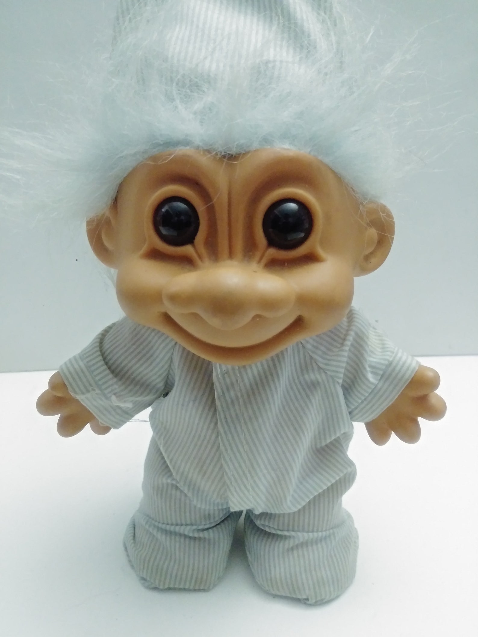 Russ Berrie 8 Bedtime Troll Doll / Striped Jammies and - Etsy