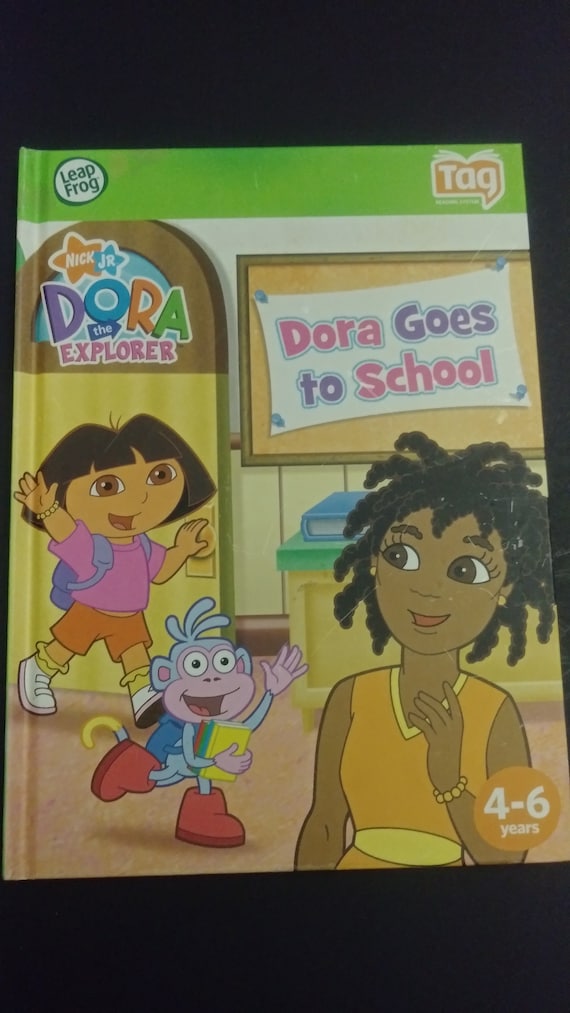 LEAPFROG Tag Book Nick Jr Dora the Explorer Dora Goes to | Etsy New Zealand