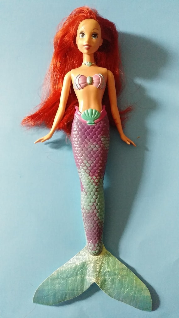 little mermaid doll with removable tail