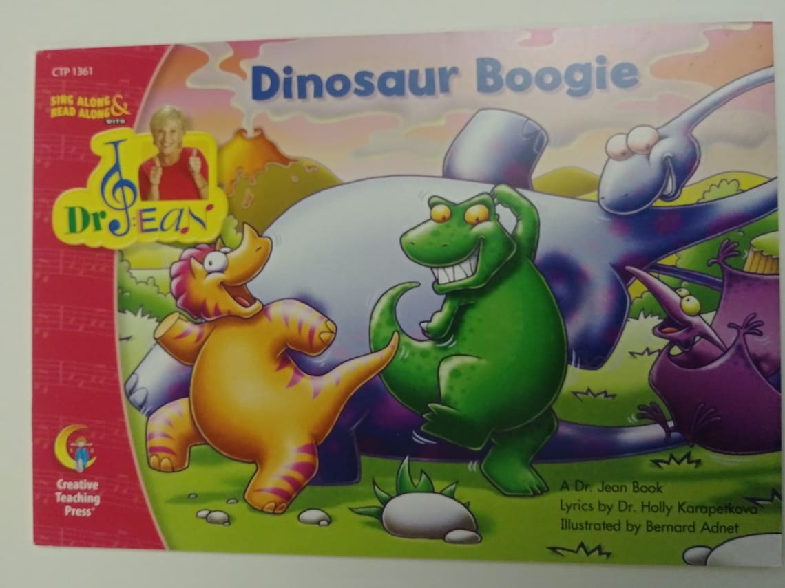 Dr. Jean. Dinosaur Boogie read along sing along Paperback Etsy
