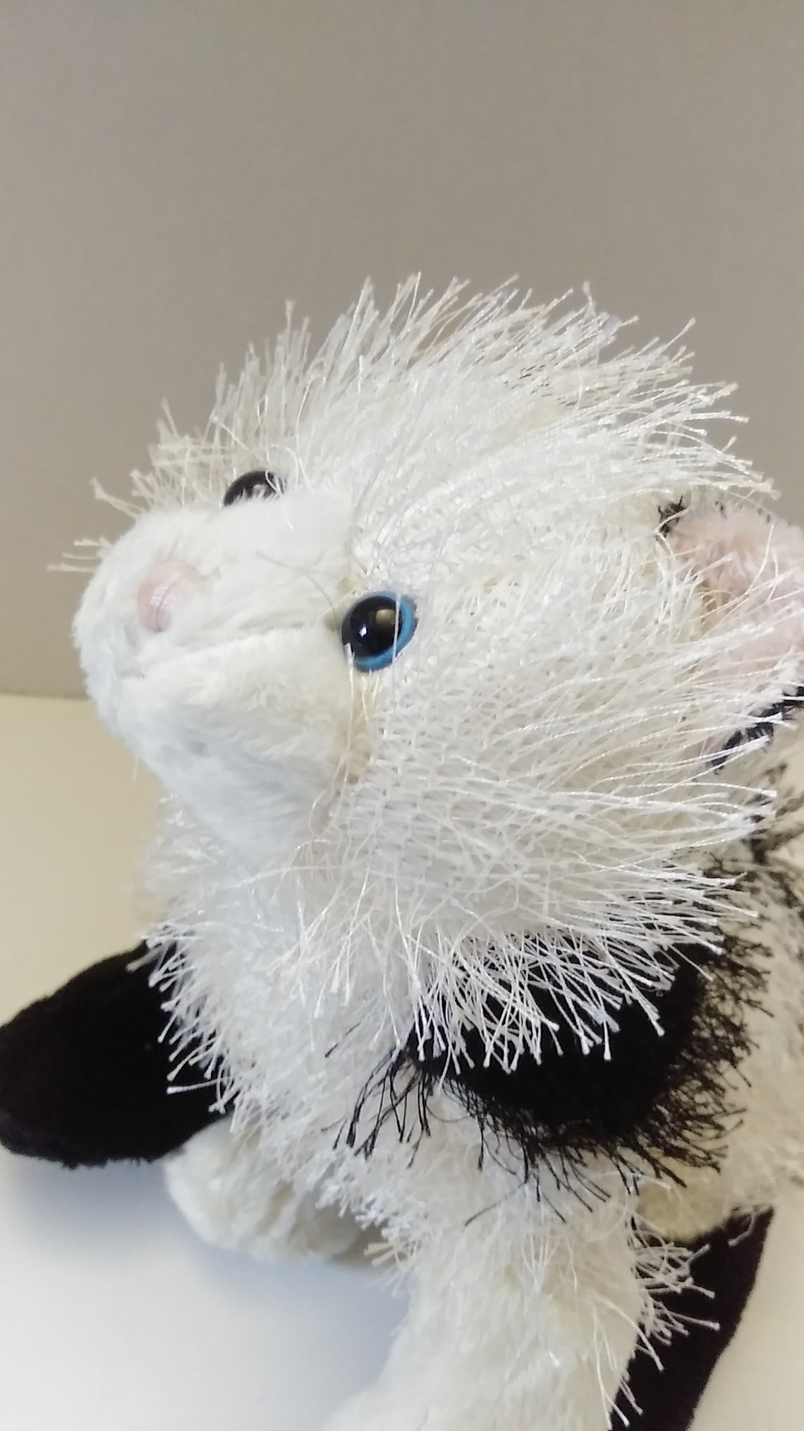 Webkinz DOMINO CAT HM334 Black White Cat 7'' | Etsy