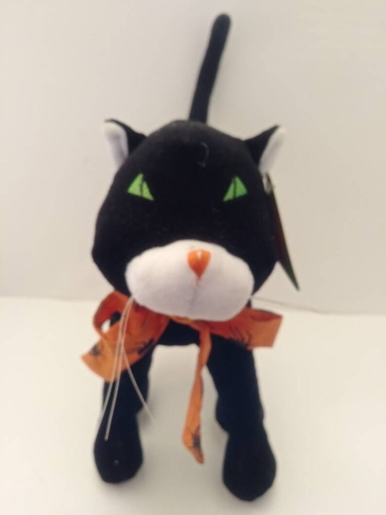 Sugar Loaf toys Halloween plush 11 black Cat Stuffed Toy | Etsy