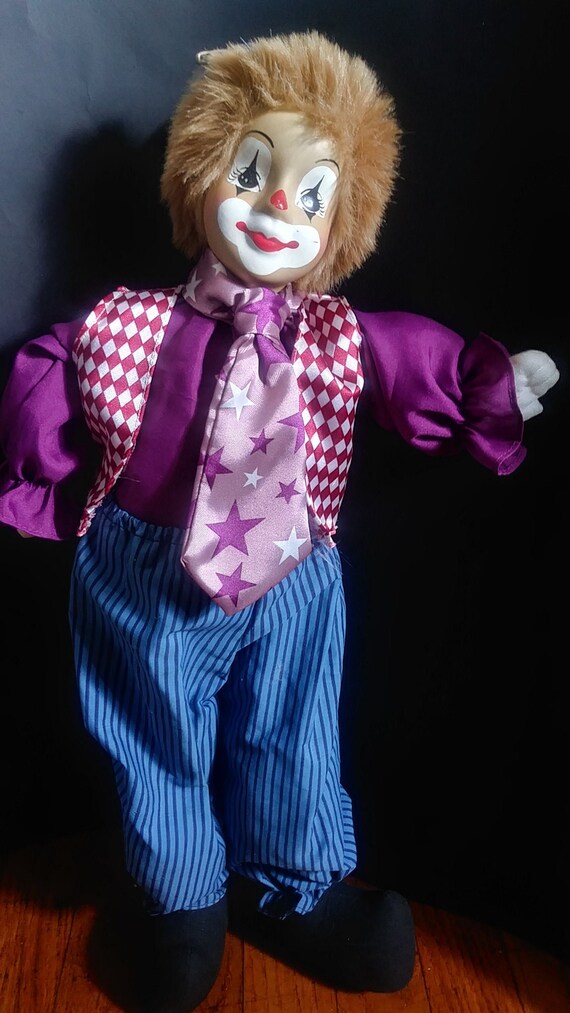 bean bag porcelain clowns