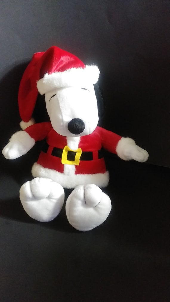 hallmark christmas snoopy plush