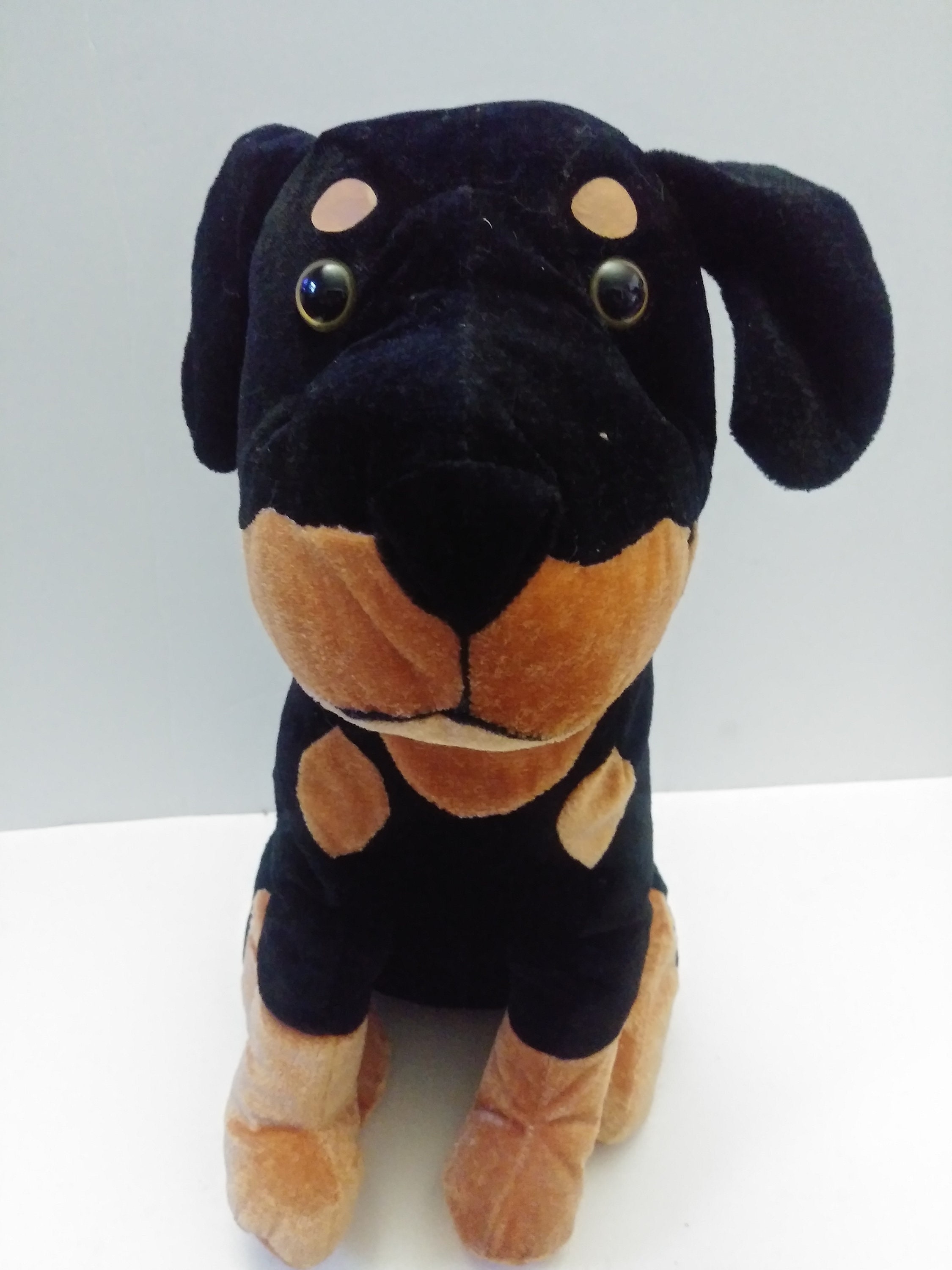 rottweiler stuffed dog