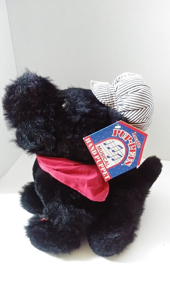 black cocker spaniel teddy bear