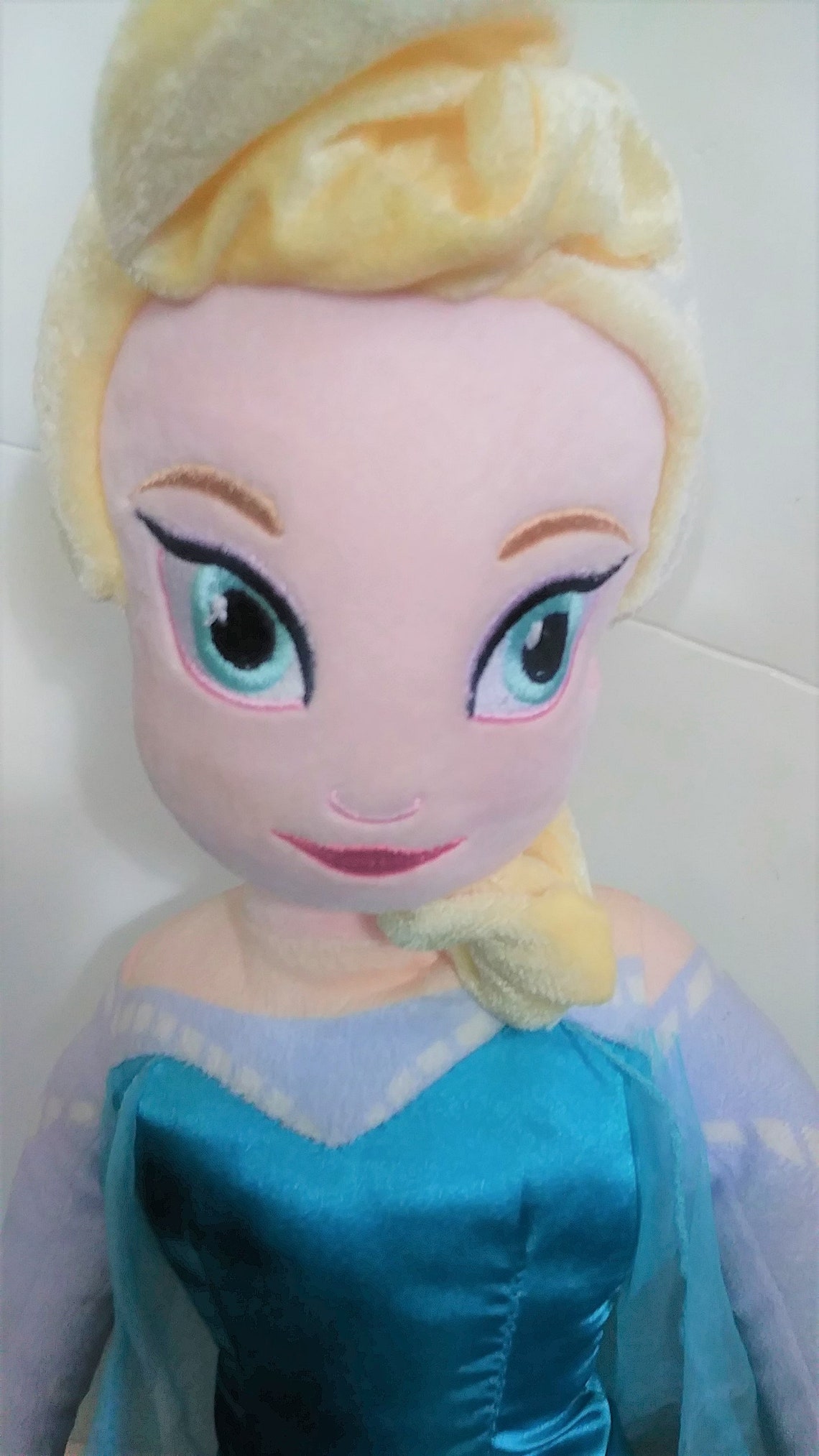 Disney Frozen Queen Elsa Plush Doll Large Stuffed Toy 28 Etsy
