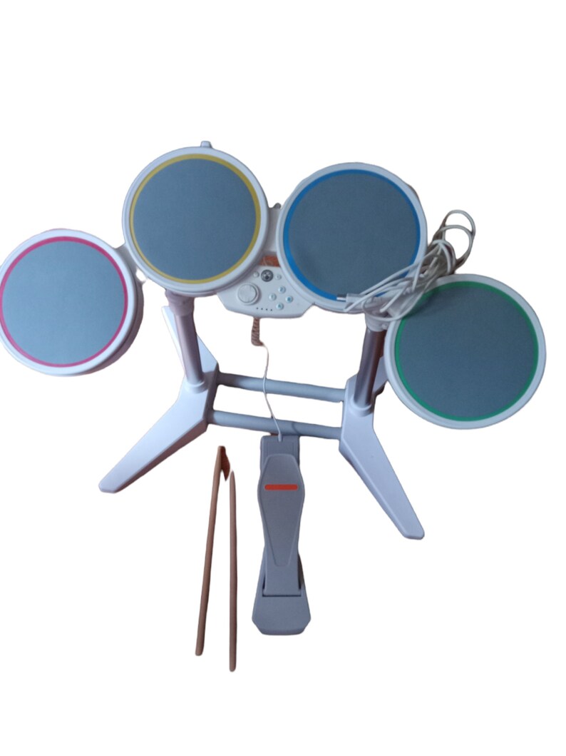 Nintendo Wii Drum Set Set Nintendo Tested Etsy