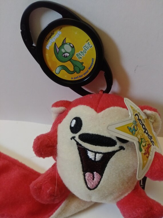 Mcdonalds Happy Meal Toys Neopets Red Meerca Plush Toy Etsy