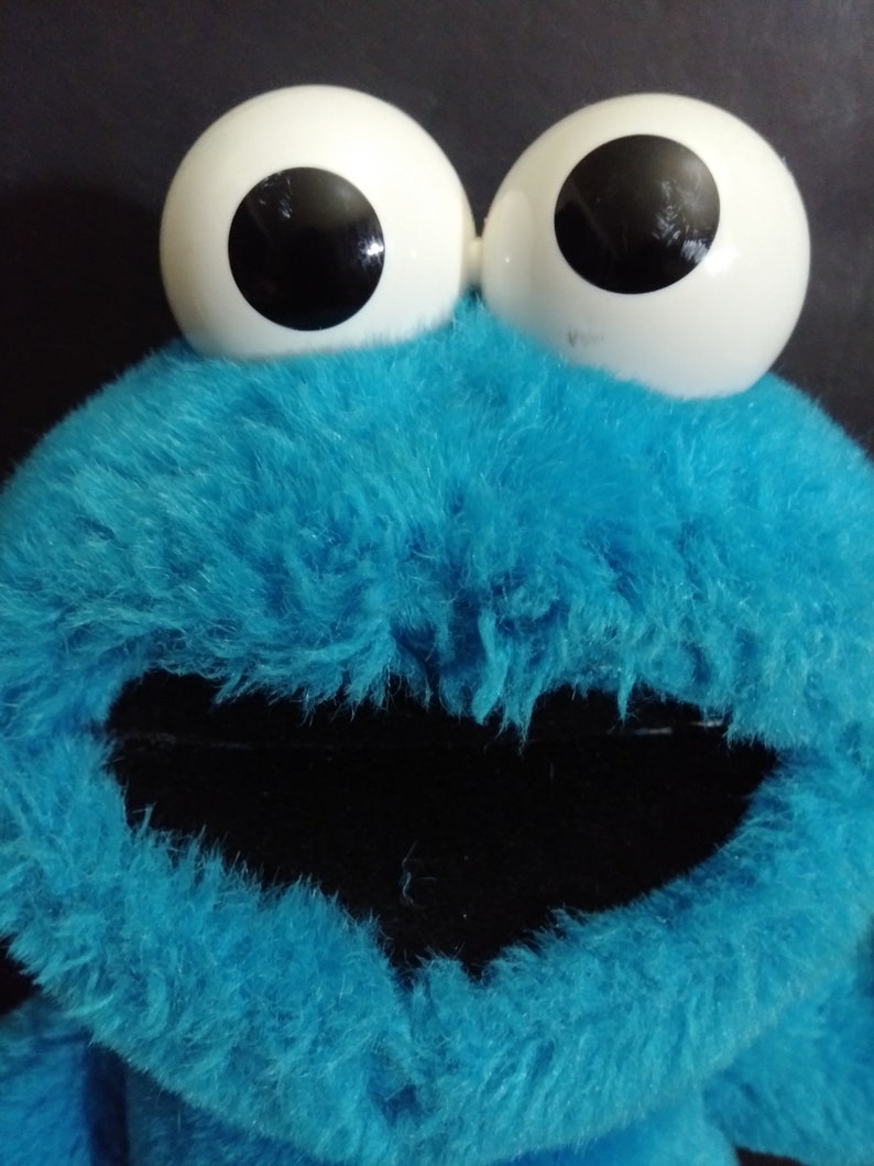 Tickle Me Cookie Monster 15 1997 Tyco Sesame Street Jim - Etsy