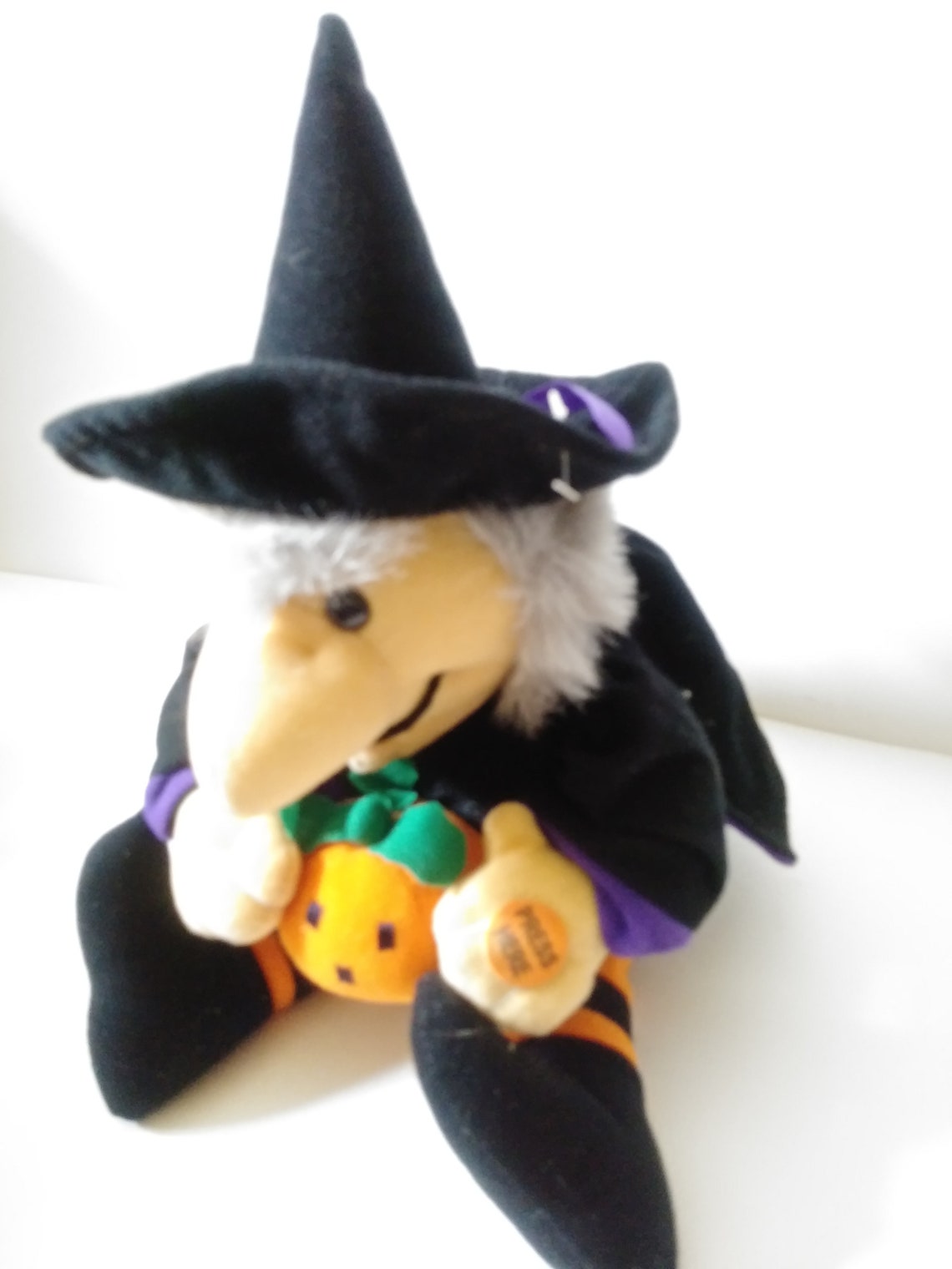Playful Plush Witch Halloween Plush 11 Stuffed Toy Plush Etsy