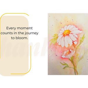 Art doux pour les jours profonds | Une carte postale numérique inspirante à l'aquarelle | Téléchargement instantané | Cadeau émouvant | Affirmation positive | Reconnaissance