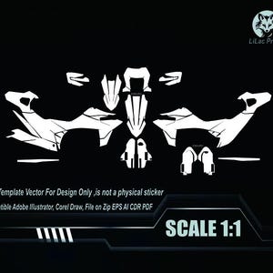 KTM 690 SMC R ENDURO R 2026 テンプレート デジタルダウンロード