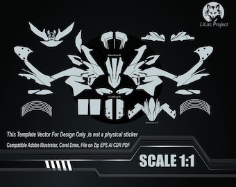 KTM 790 890 Adventure R-S 2019-2022 Template Vector