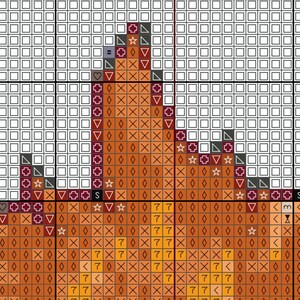 Cartoon Tiger Cat Cross Stitch Pattern PDF | Cute Ginger Tabby Embroidery Design | Funny Cat Stitch | Digital Animal Craft for Cat Lovers image 7