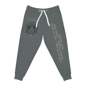 Stylish Quote Joggers for Athletes, Motivational Sweatpants, Gym Wear, Casual Lounge Pants, Gift for Fitness Enthusiasts